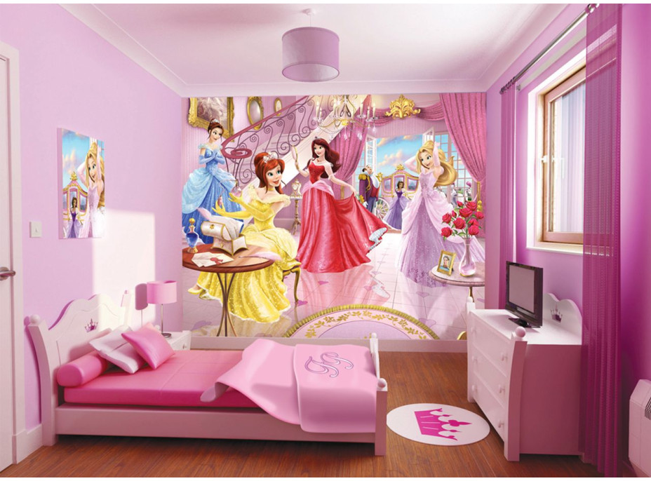 Dětská 3D tapeta PRINCEZNY