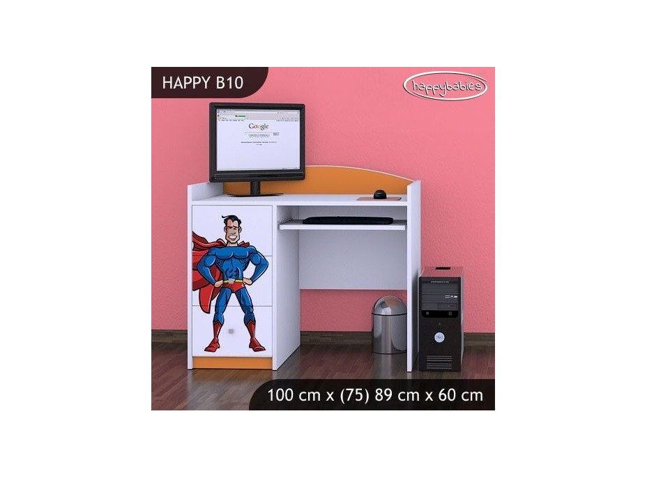 Dětský psací stůl SUPERMAN - TYP 10