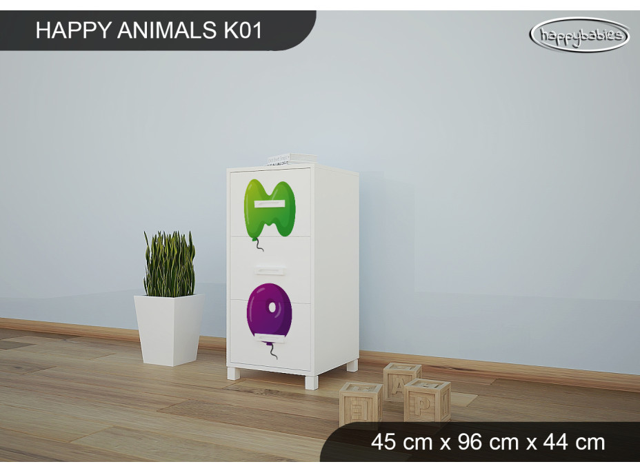 Dětská komoda HAPPY - TYP 1
