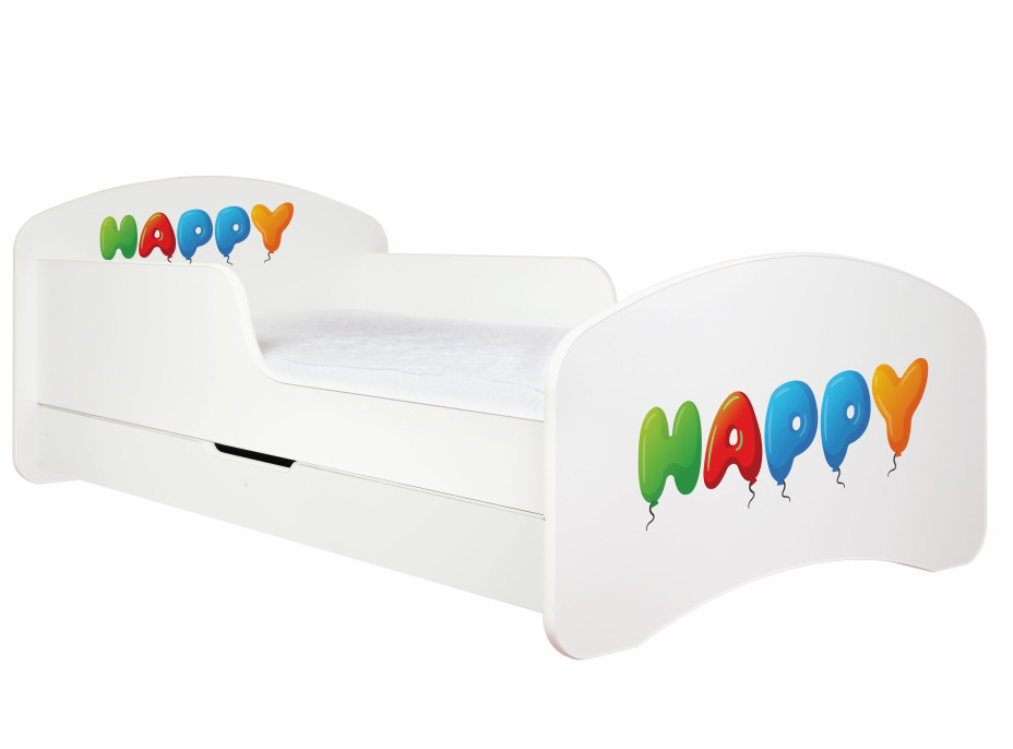 Dětská postel se šuplíkem HAPPY