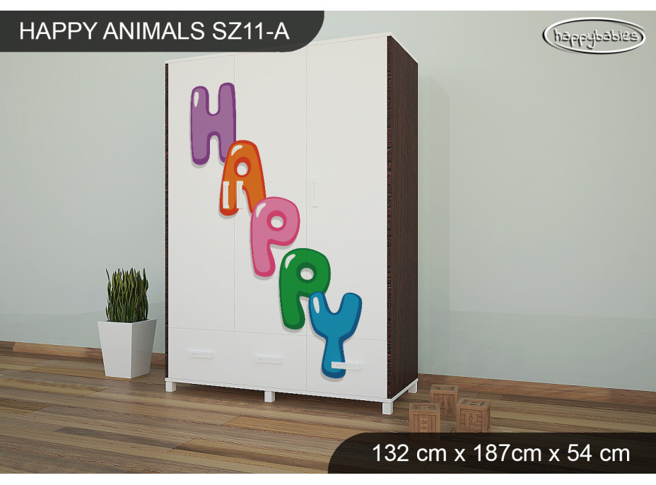 Dětská skříň HAPPY - TYP 11A