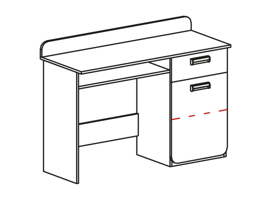 Psací stůl LORENTO - TYP A