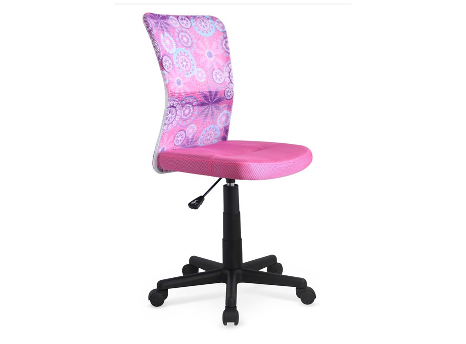 Dětská otočná židle DINGO růžová