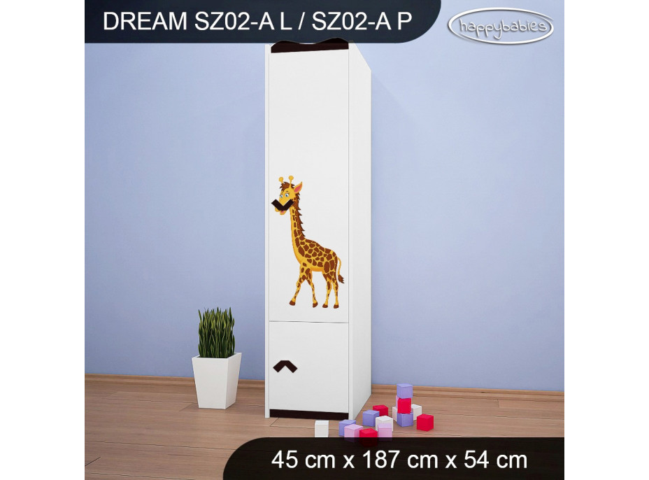 Dětská skříň SAFARI PÁRTY - TYP 2A
