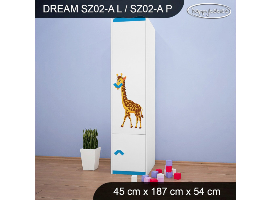 Dětská skříň SAFARI PÁRTY - TYP 2A