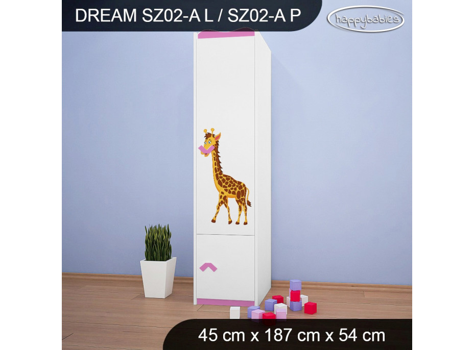 Dětská skříň SAFARI PÁRTY - TYP 2A