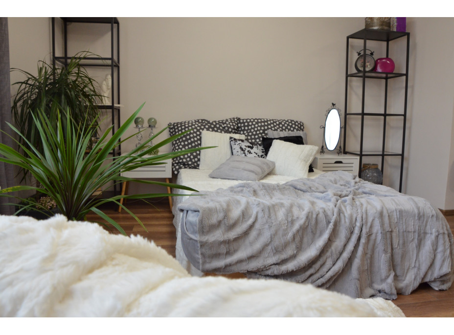 Deka přehoz BONI - tmavě šedá