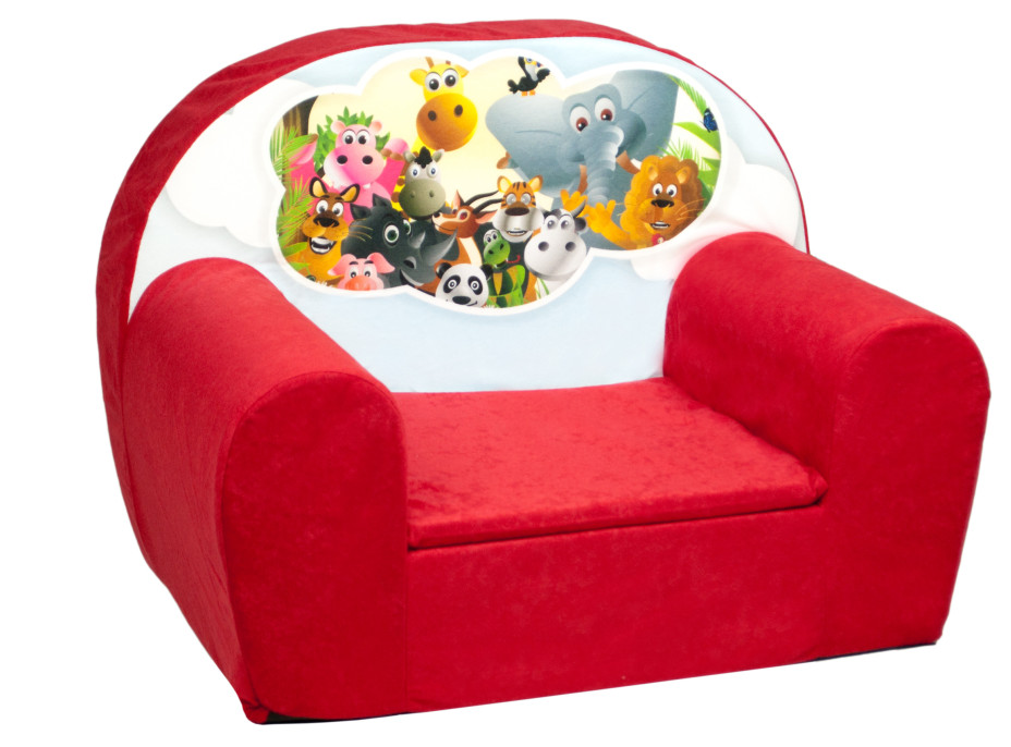 Dětské křesílko SAFARI - červené