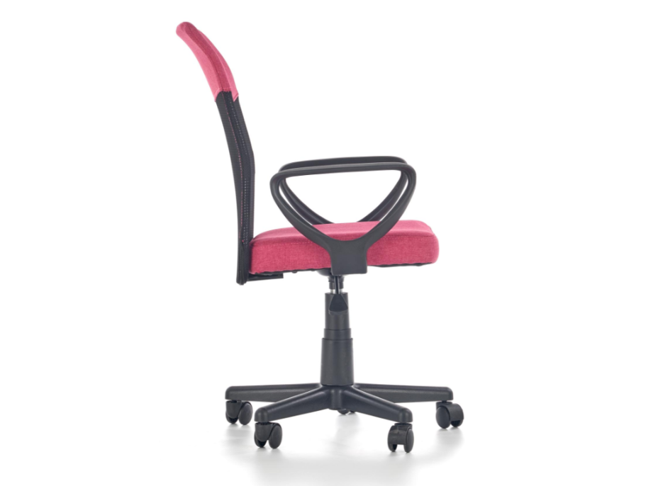 Dětská otočná židle TIMMY růžovočerná