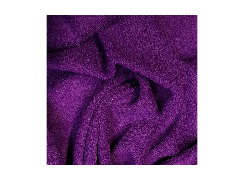 FROTÉ prostěradlo 200x90 cm - TMAVĚ FIALOVÉ