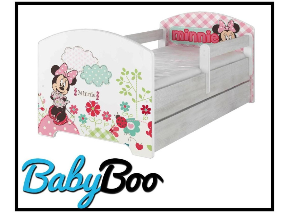 Dětská postel Disney - MYŠKA MINNIE 140x70 cm