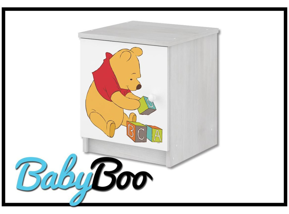 Dětský noční stolek Disney - MEDVÍDEK PÚ A TYGŘÍK