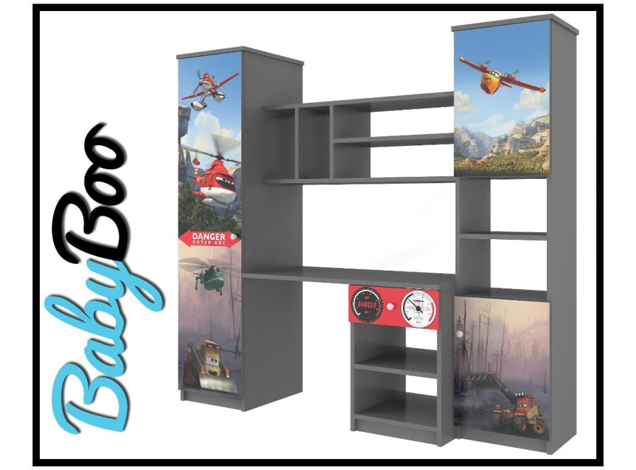 Dětská stěna do pokoje Disney - LETADLA