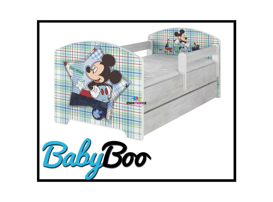 Dětská postel Disney - MICKEY MOUSE 140x70 cm