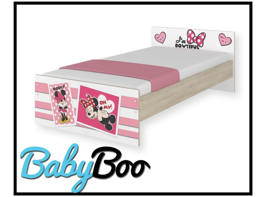 Dětská postel MAX bez šuplíku Disney - MINNIE II 180x90 cm