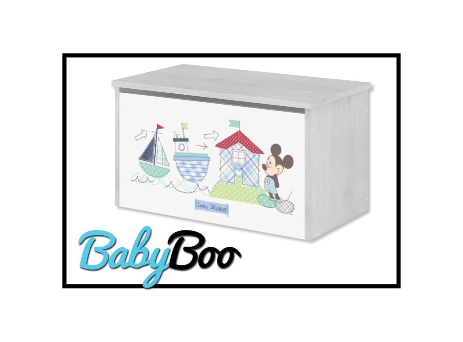 Dětská dřevěná truhla Disney - MICKEY MOUSE