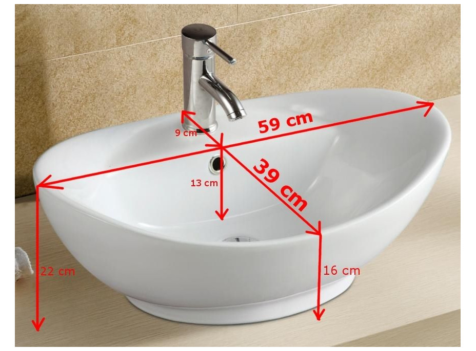 Keramické umyvadlo CINDY