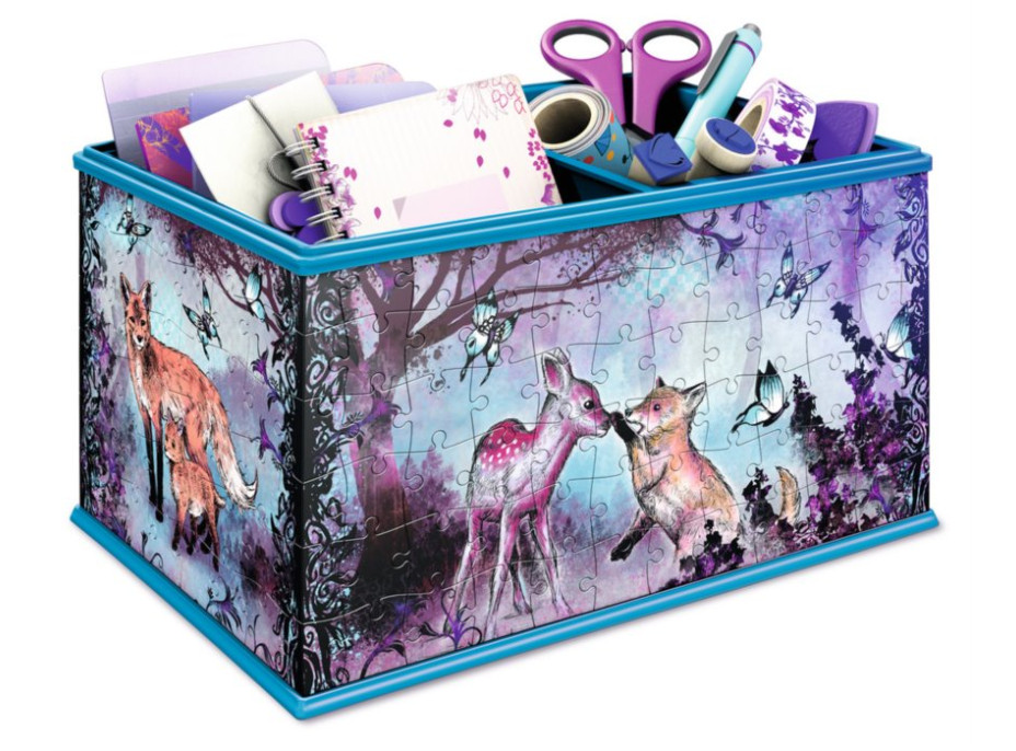 3D puzzle: úložný box Zvířátka - 216 dílků