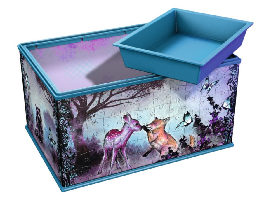 3D puzzle: úložný box Zvířátka - 216 dílků