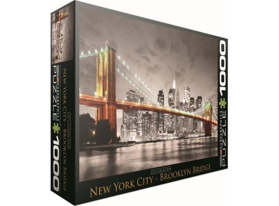 Puzzle New York - Brooklynský most - 1000 dílků