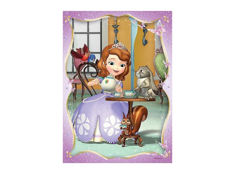 TREFL Puzzle Princezna Sofie První 4v1 (35,48,54,70 dílků)