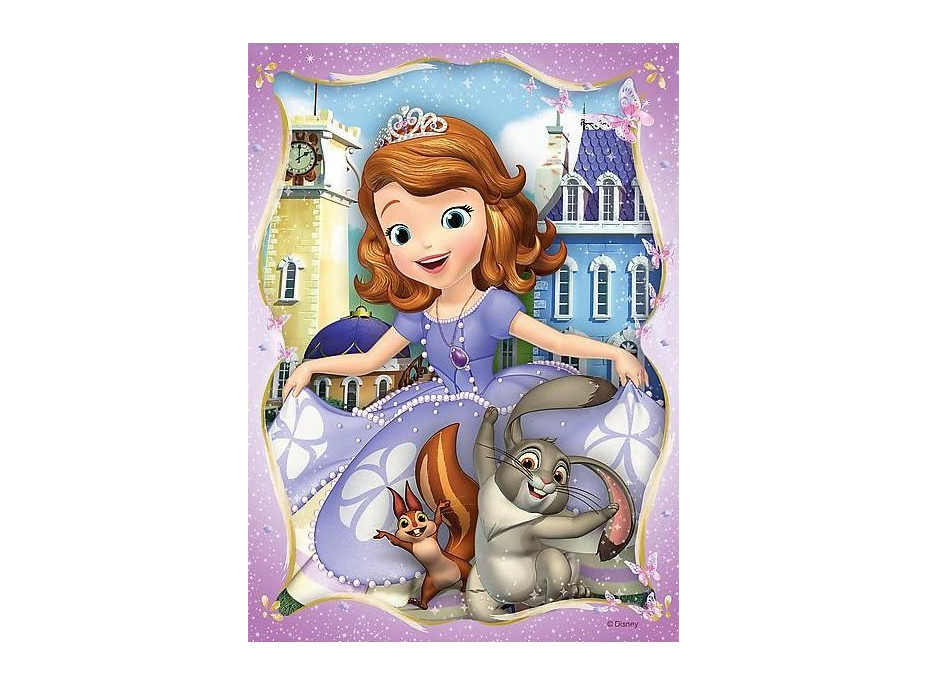TREFL Puzzle Princezna Sofie První 4v1 (35,48,54,70 dílků)