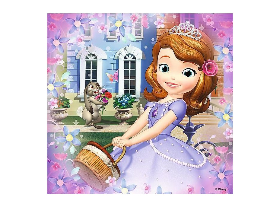 TREFL Puzzle Sofie První: S přáteli 3v1 (20,36,50 dílků)