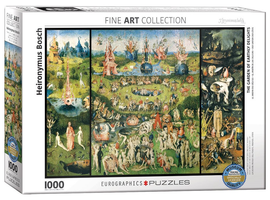 Puzzle Zahrada pozemských rozkoší - 1000 dílků