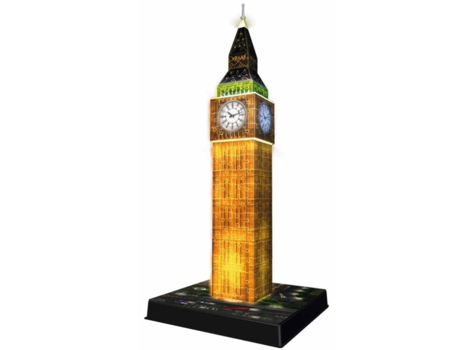 Svítící 3D puzzle Big Ben - 216 dílků