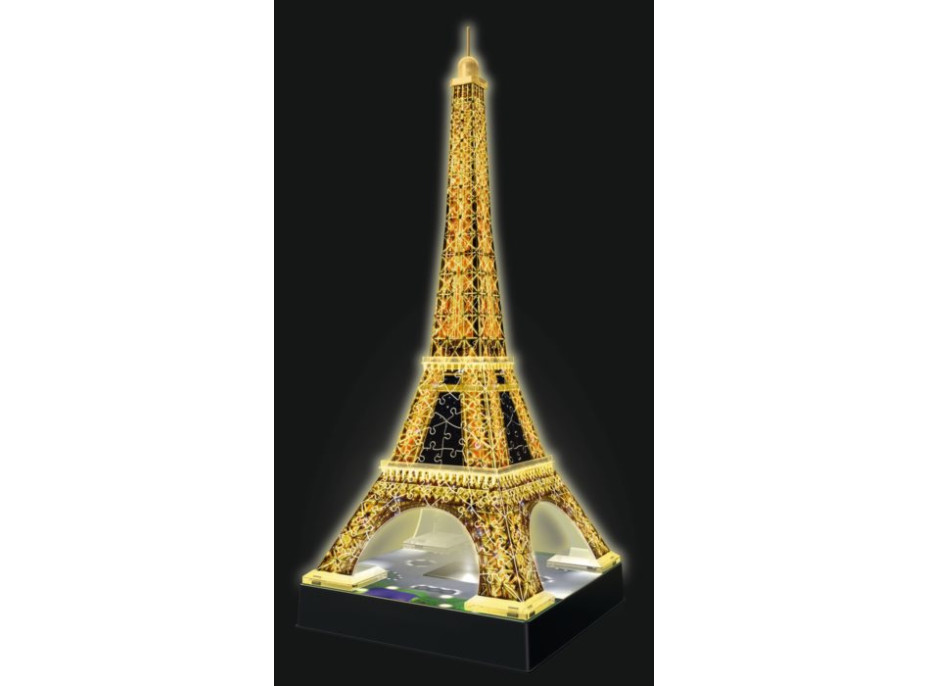 Svítící 3D puzzle Eiffelova věž - 216 dílků