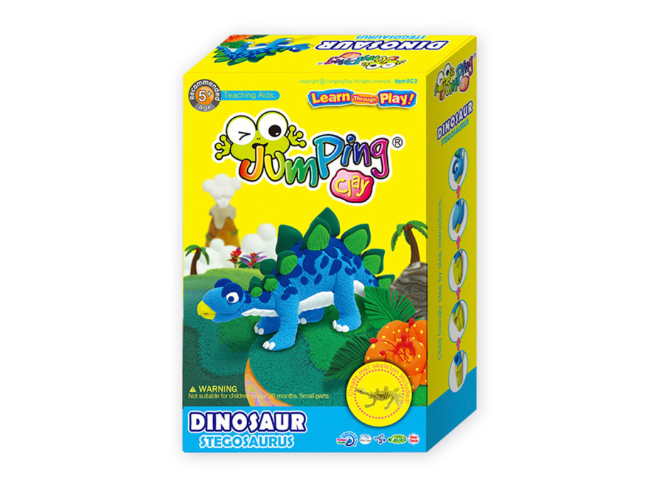 Modelovací hmota Dino set - Stegosaurus 38 g