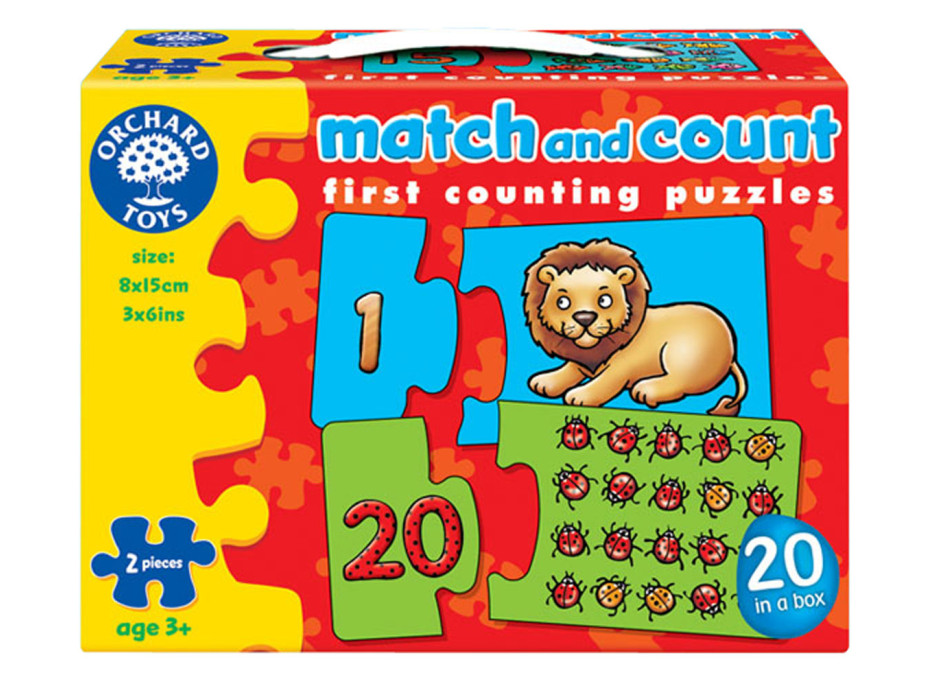 Puzzle Počítej a přiřaď obrázek - 20 dílků