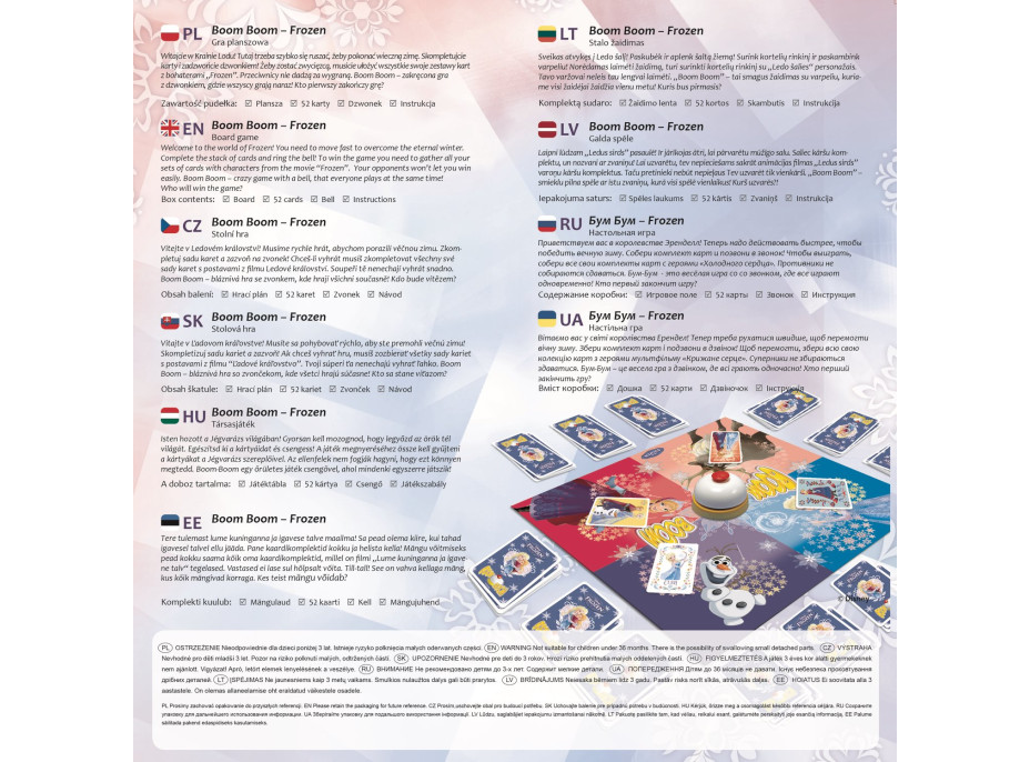 Hra Boom boom Ledové království