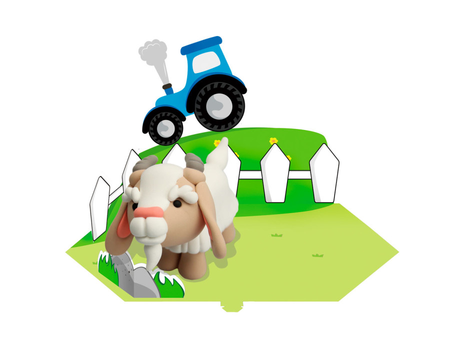 Modelovací hmota Farma - Koza 51 g
