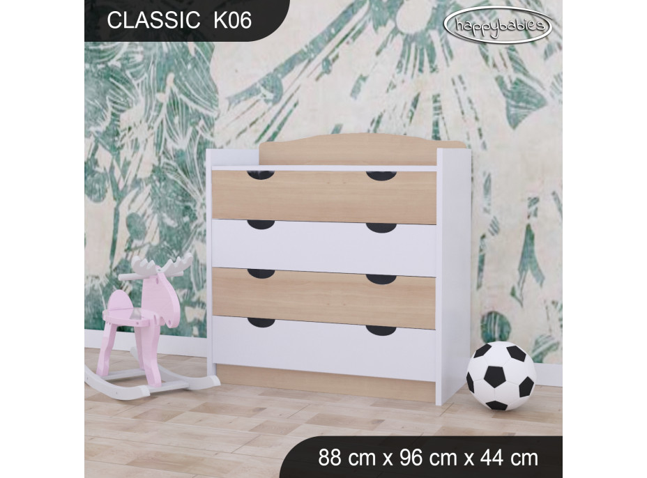 Dětská komoda CLASSIC - TYP 6