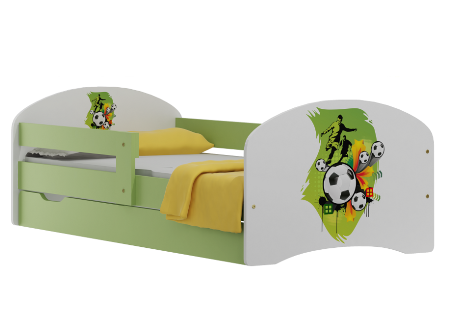 Dětská postel se šuplíky KOPANÁ 180x90 cm