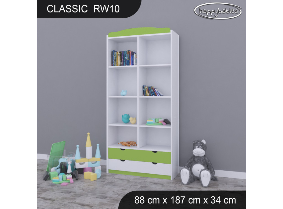 Dětský regál vysoký CLASSIC - TYP 10