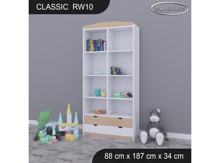 Dětský regál vysoký CLASSIC - TYP 10