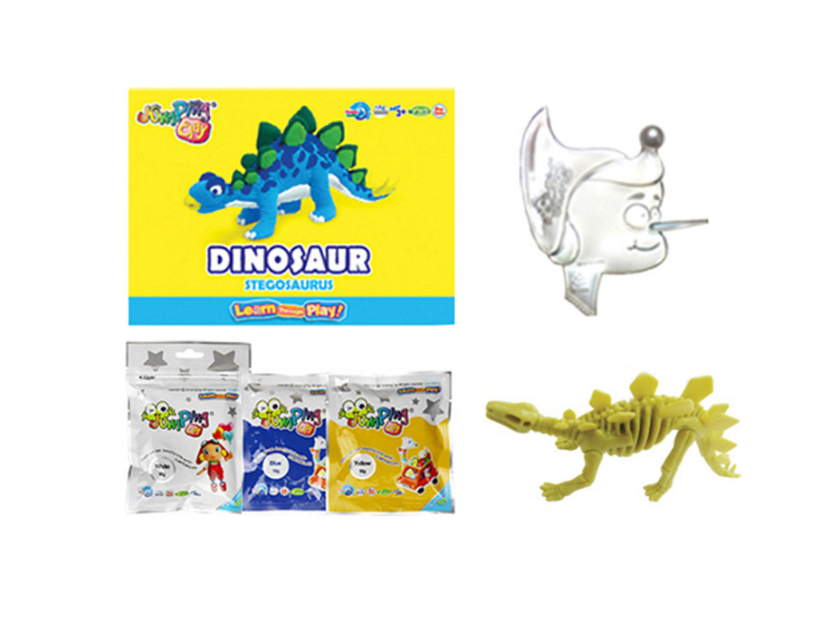 Modelovací hmota Dino set - Stegosaurus 38 g