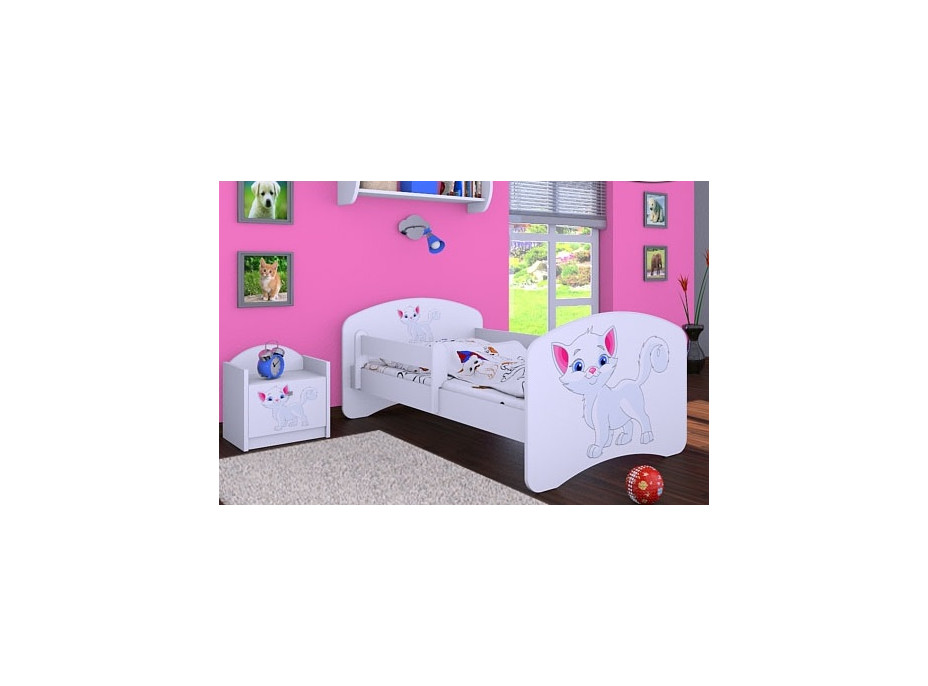 Dětská postel bez šuplíku 140x70cm KOČIČKA