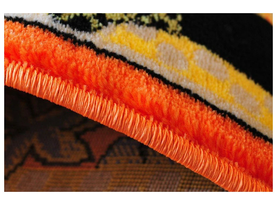 Dětský koberec FUNKY ZOO orange