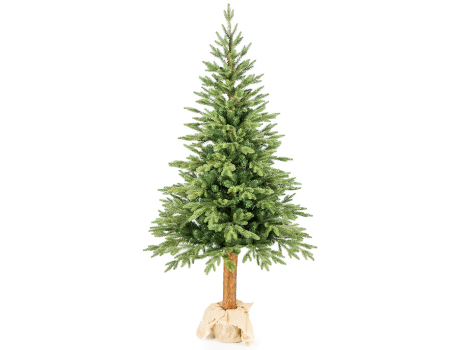 Vánoční stromek - smrk na dřevěném kmeni 180 cm