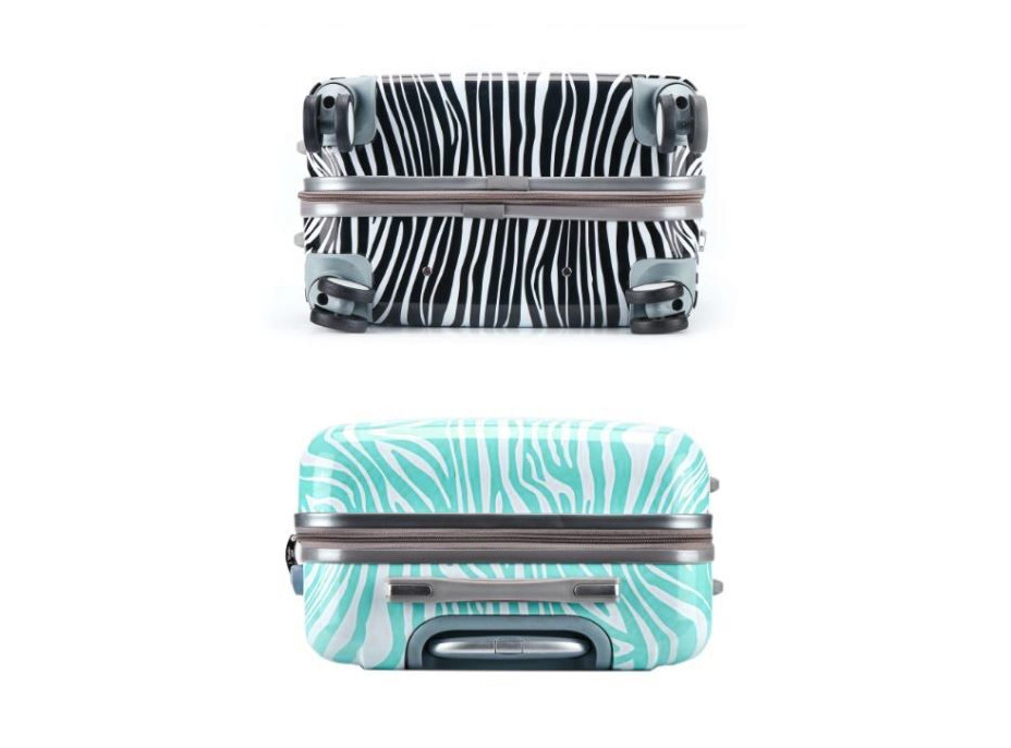 Cestovní kufry ZEBRA - mátové