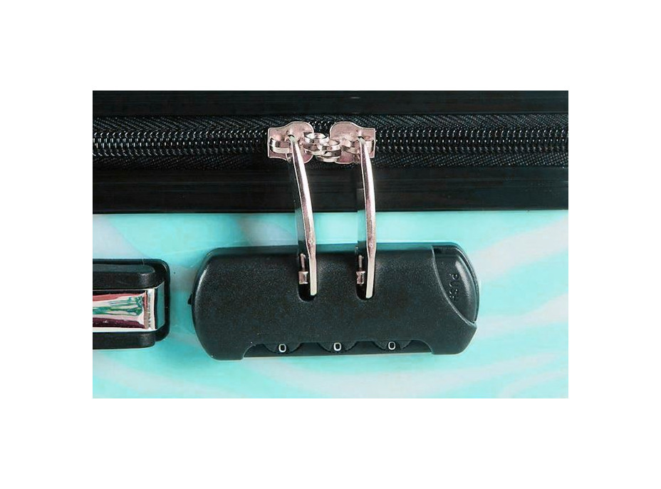 Cestovní kufry ZEBRA - mátové