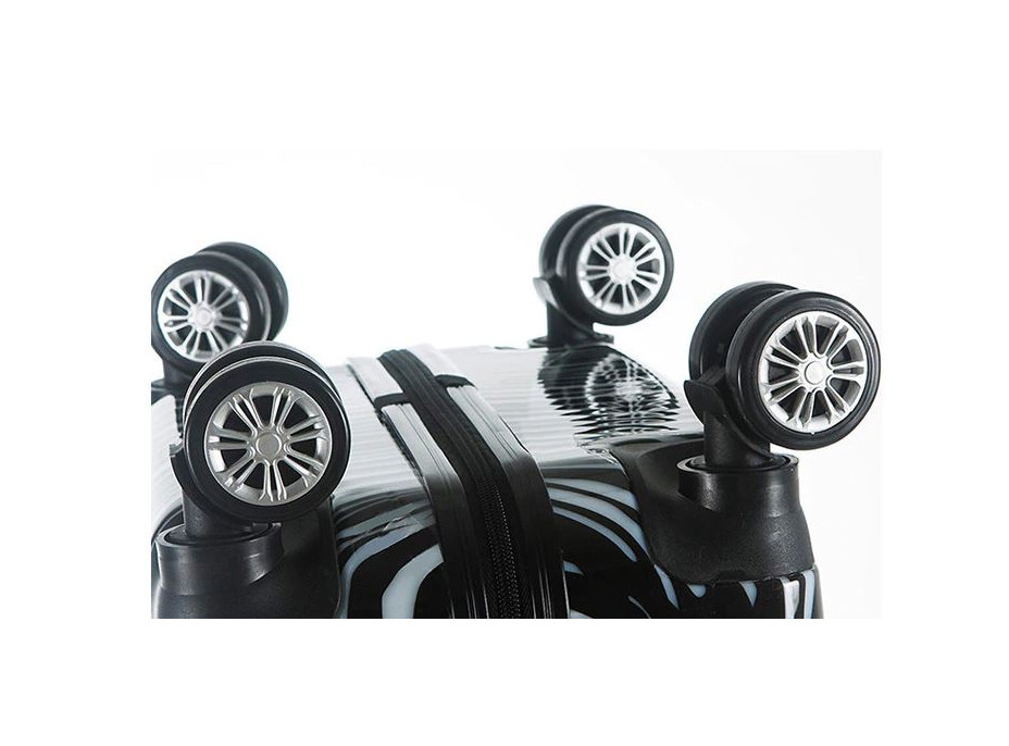 Cestovní kufry ZEBRA - mátové