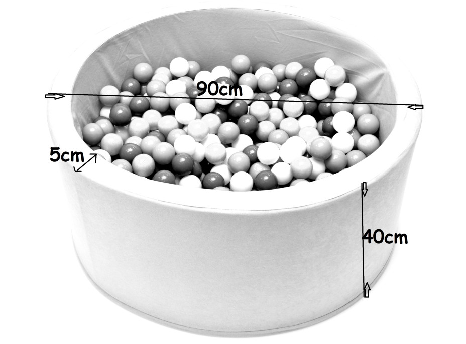 Dětský molitanový bazének + kuličky ZDARMA (mozaika 1)