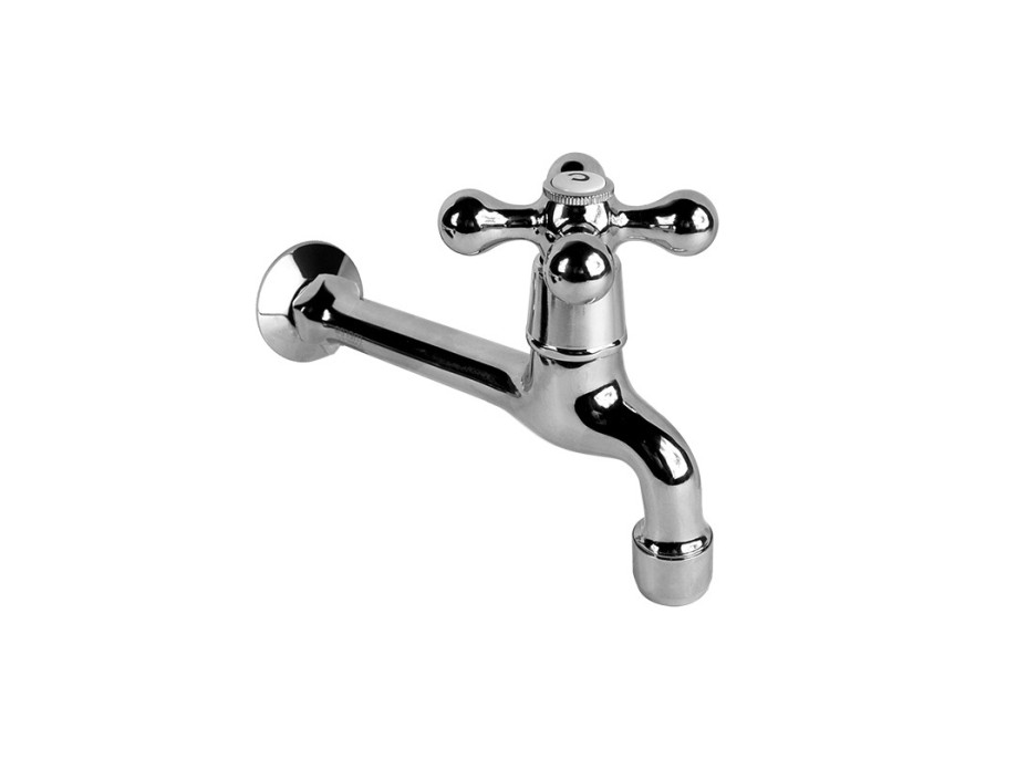 Nástěnný kohoutek, Retro Viktorie, 1/2", chrom