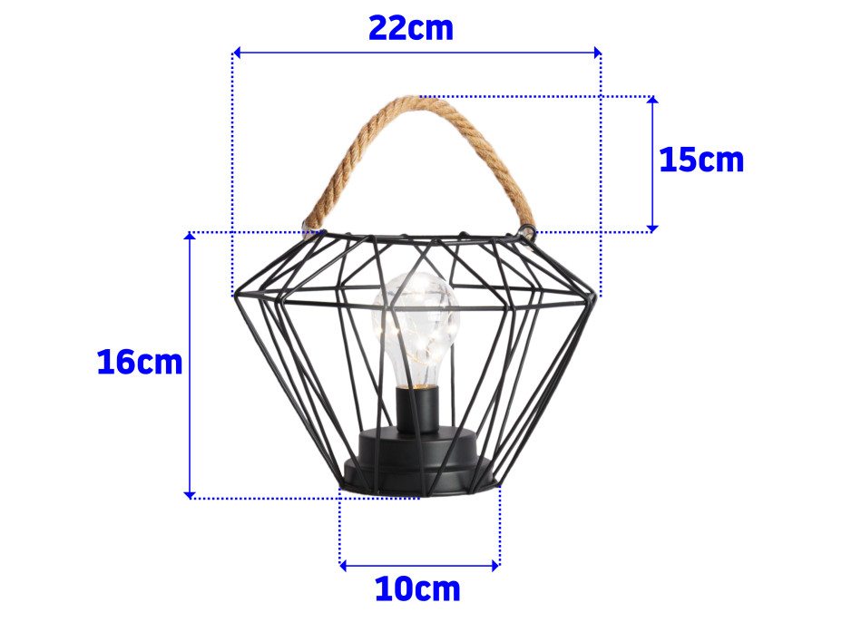 Lampička LANTERN - LED - na baterie