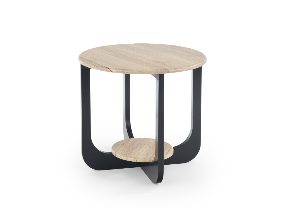 Konferenční stolek ODILE 2 - dub san remo/černý