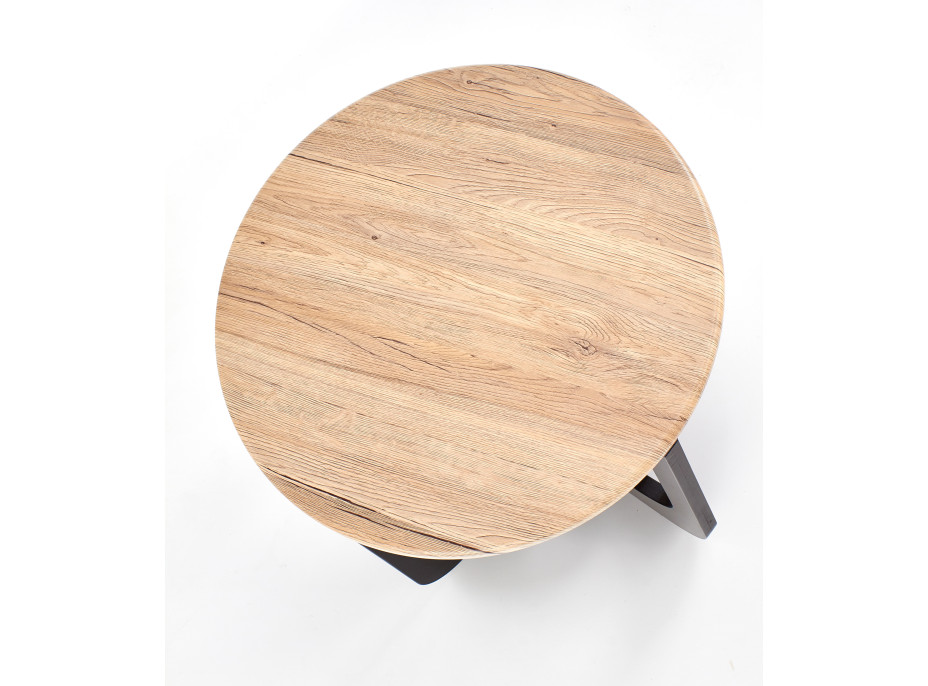 Konferenční stolek ODILE 2 - dub san remo/černý